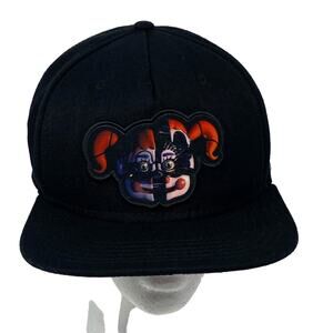 Five Nights At Freddys Sister Location Black Graphic Baseball Cap Snap Back